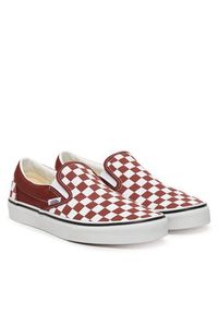Vans Tenisówki Classic Slip-On VN000DAHFSB1 Bordowy. Zapięcie: bez zapięcia. Kolor: czerwony. Materiał: materiał #7