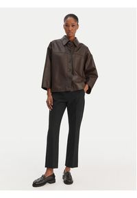 Weekend Max Mara Spodnie materiałowe Rana 2615131021 Czarny Slim Fit. Kolor: czarny. Materiał: syntetyk #4