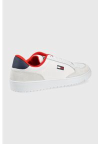 Tommy Jeans sneakersy EM0EM00963.YBR.CITY.TE kolor biały. Nosek buta: okrągły. Zapięcie: sznurówki. Kolor: biały. Materiał: poliester, guma #5