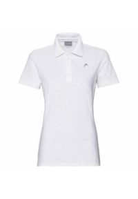 Koszulka sportowa damska Head 814289WH. Typ kołnierza: polo. Kolor: biały. Styl: sportowy #1