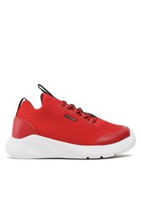 Sneakersy Geox. Kolor: czerwony
