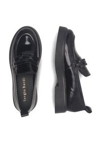 Sergio Bardi Loafersy WI23-C1054-01SB Czarny. Kolor: czarny. Materiał: lakier, skóra #6