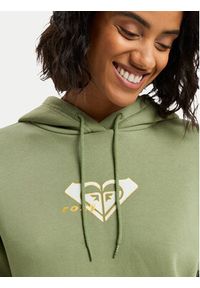 Roxy Bluza Vl Surf Stoked Hoodie Brushed ERJFT05028 Khaki Regular Fit. Kolor: brązowy. Materiał: syntetyk #3