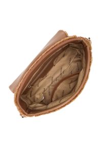 Wittchen - Damska torebka ze sztucznego futra brązowa. Kolor: brązowy. Wzór: aplikacja, paski. Sezon: zima. Materiał: futrzane. Styl: klasyczny. Rodzaj torebki: na ramię #4