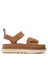 Ugg Sandały 1136783CHE Brązowy. Kolor: brązowy. Materiał: zamsz, skóra #5