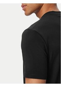 Karl Lagerfeld - KARL LAGERFELD T-Shirt 755047 563221 Czarny Regular Fit. Typ kołnierza: dekolt w karo. Kolor: czarny. Materiał: bawełna #4