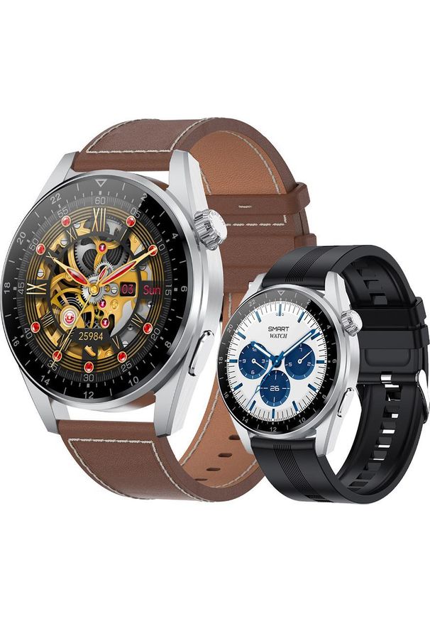 Smartwatch Rubicon RNCE78 Brązowy (RNCE78). Rodzaj zegarka: smartwatch. Kolor: brązowy