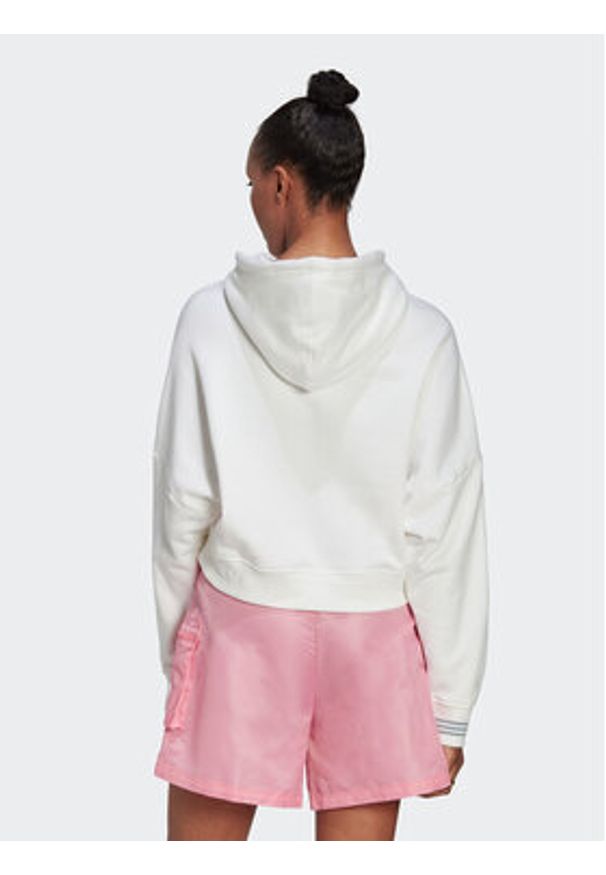 Adidas - adidas Bluza Disney HL9055 Biały Loose Fit. Kolor: biały. Materiał: bawełna. Wzór: motyw z bajki