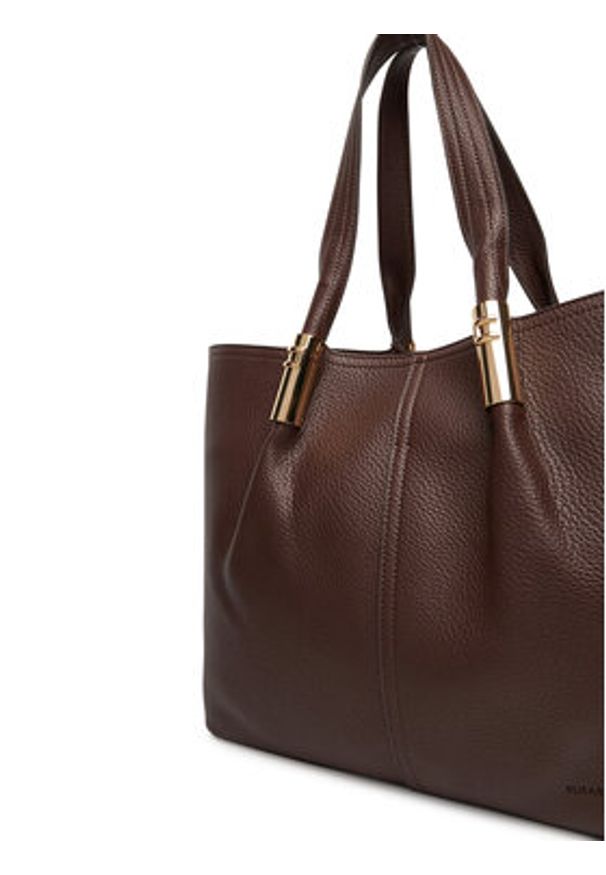 Elisabetta Franchi Torebka BS-41A-56E2-V440 Brązowy. Kolor: brązowy. Materiał: skórzane