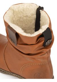 Rieker Botki Z4180-22 Brązowy. Kolor: brązowy. Materiał: materiał #4