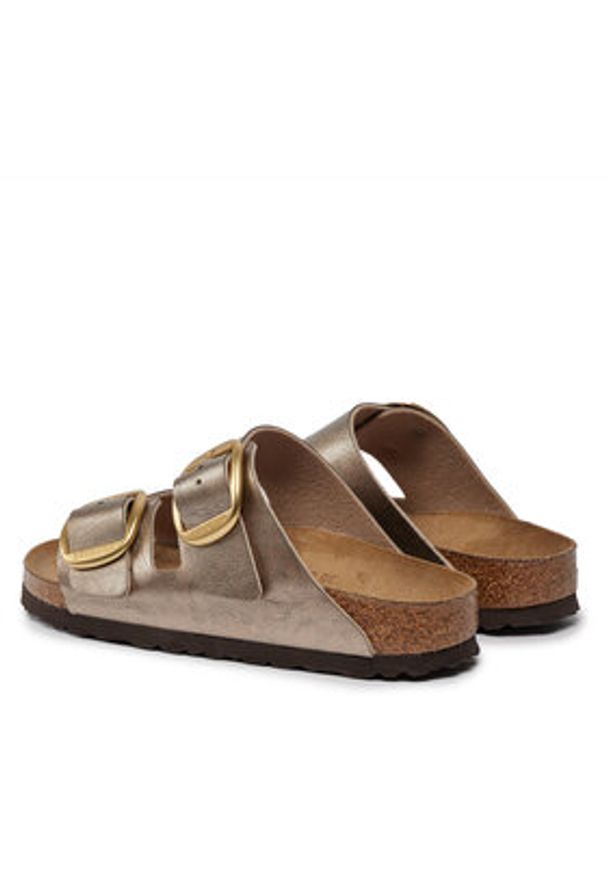 Birkenstock Klapki Arizona 1020882 Brązowy. Kolor: brązowy. Materiał: skóra