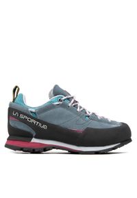 LA SPORTIVA - La Sportiva Trekkingi Boulder X 862903502 Szary. Kolor: szary. Materiał: skóra, zamsz