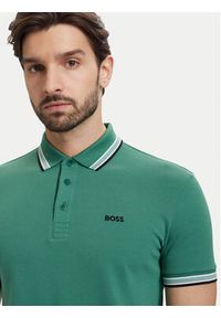 BOSS Polo Paddy 50469055 Zielony Regular Fit. Typ kołnierza: polo. Kolor: zielony. Materiał: bawełna #2