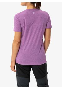 Koszulka szybkoschnąca damska Vaude Skomer Print T-Shirt III. Kolor: fioletowy, różowy, wielokolorowy. Wzór: nadruk