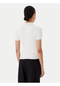 Hugo - HUGO Sweter Sarphapilk 50542598 Beżowy Slim Fit. Kolor: beżowy. Materiał: wiskoza #5