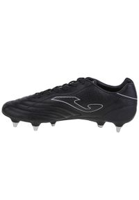 Buty piłkarskie męskie Joma Aguila Top 2101 SG. Zapięcie: sznurówki. Kolor: czarny. Materiał: syntetyk, materiał. Szerokość cholewki: normalna. Sport: piłka nożna
