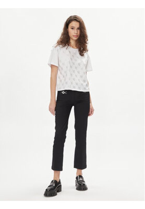 Liu Jo T-Shirt MA4326 J5904 Biały Relaxed Fit. Kolor: biały. Materiał: bawełna