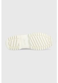 Levi's® - Levi's trampki Patton S damskie kolor biały. Okazja: na spotkanie biznesowe. Nosek buta: okrągły. Zapięcie: sznurówki. Kolor: biały. Materiał: materiał, włókno, guma. Obcas: na platformie. Styl: biznesowy #2