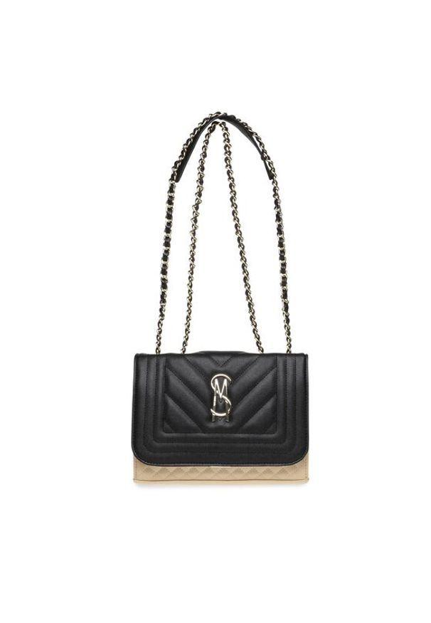 Steve Madden Torebka Bcala Crossbody SM13000617-02002-BOB Czarny. Kolor: czarny. Materiał: skórzane