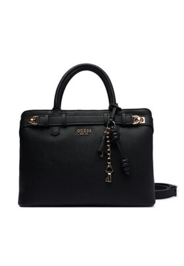 Guess Torebka Gregoria HWBG85 46070 Czarny. Kolor: czarny. Materiał: skórzane