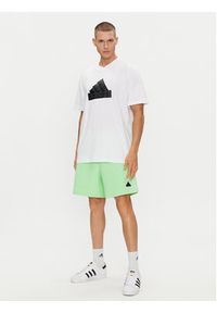 Adidas - adidas Szorty sportowe Z.N.E. Premium IR5233 Zielony Loose Fit. Kolor: zielony. Materiał: bawełna. Styl: sportowy #5