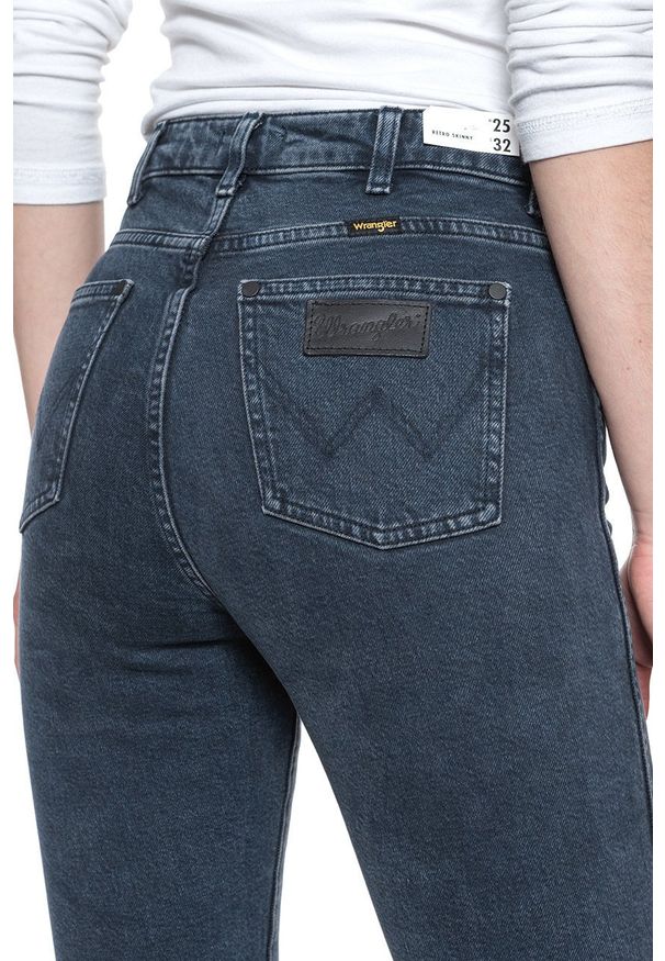 Wrangler - WRANGLER RETRO SKINNY MIDNIGHT STONE W253WB19X 112128004. Styl: retro
