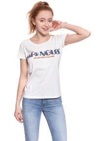Wrangler - WRANGLER T SHIRT DAMSKI T-SHIRTS SS GRAPHIC OFFWH W7Z02EV02 112132143 #4