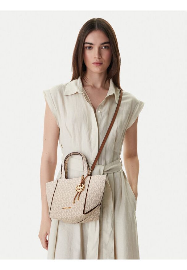 MICHAEL Michael Kors Torebka 30R6G9JT9B Écru. Kolor: kremowy. Materiał: skórzane