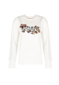 Liu Jo Bluza "Chiusa" | WF2331 F0090 | Kobieta | Biały. Okazja: na co dzień. Kolor: biały. Materiał: bawełna, elastan. Długość: długie. Wzór: nadruk. Styl: klasyczny, casual #2