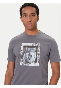 BOSS T-Shirt Lupo 50554615 Szary Regular Fit. Kolor: szary. Materiał: bawełna #3