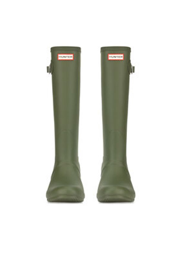 Hunter Kalosze WFT1000RMA-OVL Khaki. Kolor: brązowy. Materiał: kauczuk