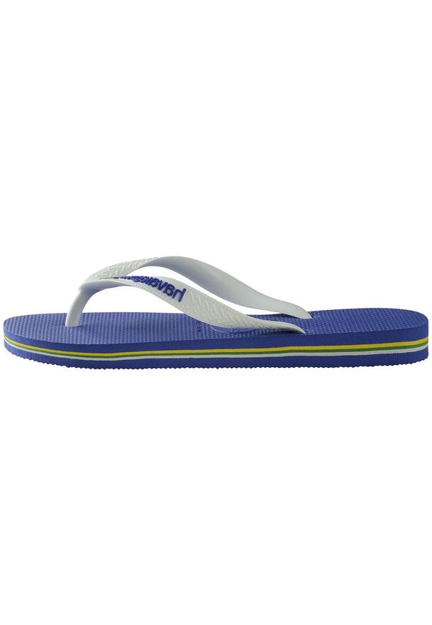 Klapki Havaianas Model 4110850 Kolor Niebieski. Okazja: na plażę. Kolor: niebieski. Materiał: syntetyk. Styl: sportowy