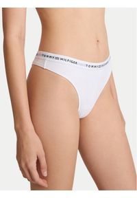 TOMMY HILFIGER - Tommy Hilfiger Stringi UW0UW05875 Biały. Kolor: biały. Materiał: bawełna #1