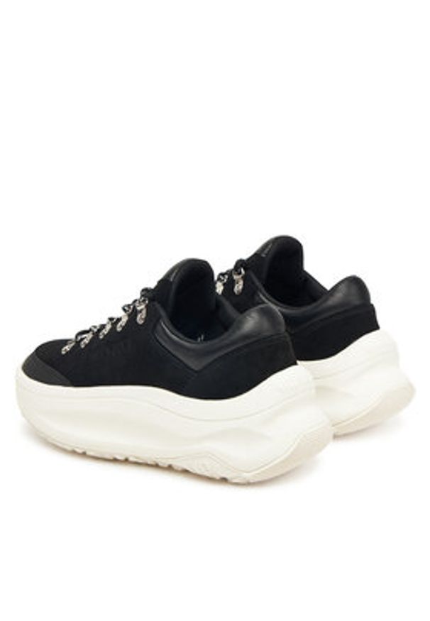 Moon Boot Sneakersy Moon247 80D2490050 Czarny. Kolor: czarny. Materiał: skóra, zamsz