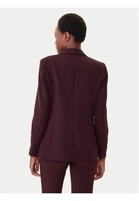 Maryley Marynarka 25IB187/M06/43BU Bordowy Regular Fit. Kolor: czerwony. Materiał: syntetyk #5