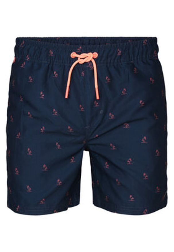 Petrol Industries Szorty kąpielowe M-1050-SWS951 Granatowy Regular Fit. Kolor: niebieski. Materiał: syntetyk