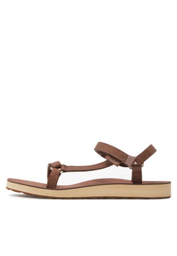 Teva Sandały Original Universal Slim Lea 1151031 Brązowy. Kolor: brązowy. Materiał: skóra