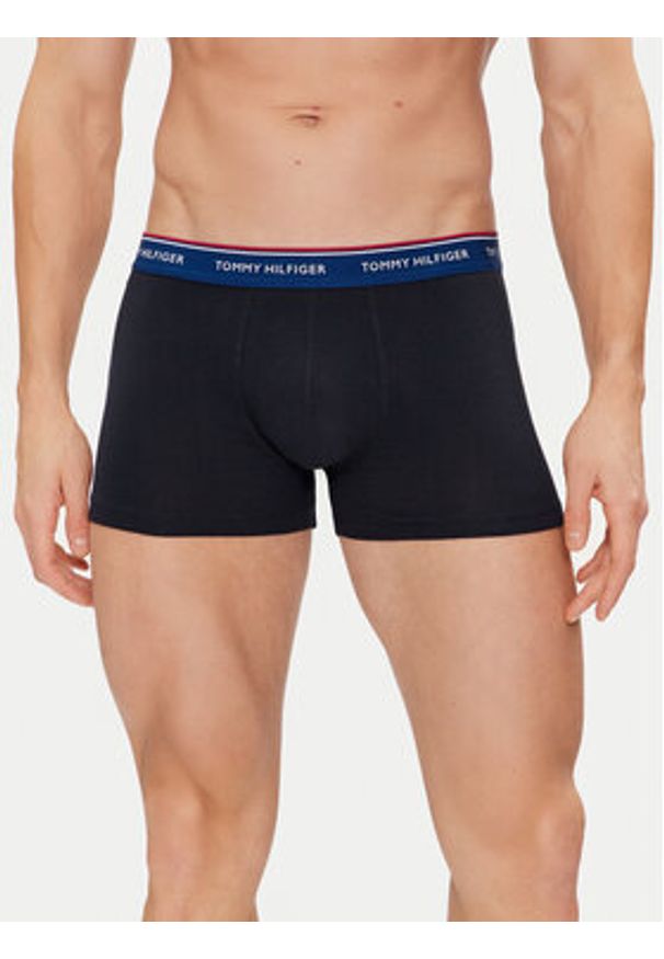 TOMMY HILFIGER - Tommy Hilfiger Komplet 3 par bokserek UM0UM01642 Granatowy. Kolor: niebieski. Materiał: bawełna