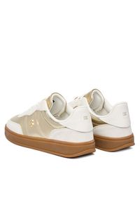 TOMMY HILFIGER - Tommy Hilfiger Sneakersy Mu Jackie Metallic FW0FW09026 Złoty. Kolor: złoty. Materiał: skóra #5