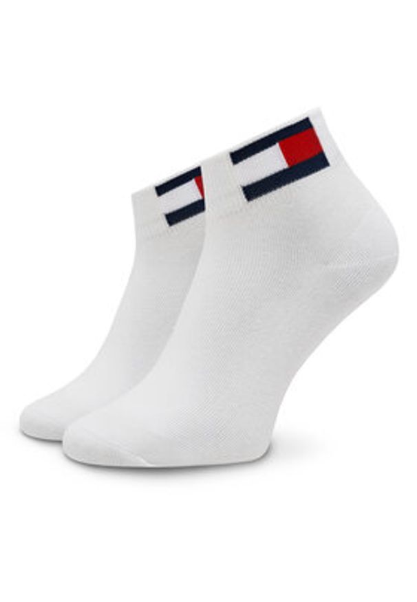 Tommy Jeans Zestaw 2 par niskich skarpet unisex 701228223 Biały. Kolor: biały. Materiał: materiał