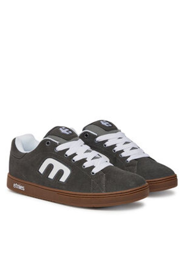 Etnies Sneakersy Callicut 4101000014 Szary. Kolor: szary. Materiał: zamsz, skóra
