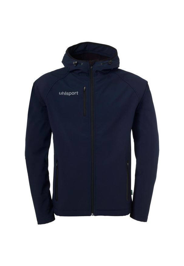 UHLSPORT - Kurtka softshell Uhlsport Essential. Kolor: niebieski. Materiał: softshell. Sport: piłka nożna