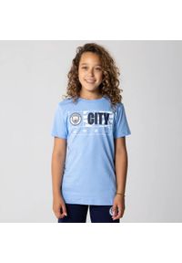 MANCHESTER CITY - Koszulka dziecięca Man City jasnoniebieska - 10 lat. Kolor: niebieski. Sezon: lato. Sport: piłka nożna