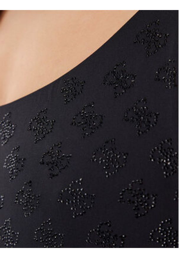 Guess Strój kąpielowy E5GJ14 MC040 Czarny Regular Fit. Kolor: czarny. Materiał: syntetyk