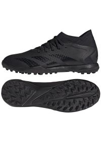 Adidas - Buty piłkarskie adidas Predator Accuracy.3 Tf M GW4639 czarne czarne. Zapięcie: sznurówki. Kolor: czarny. Materiał: materiał, syntetyk. Szerokość cholewki: normalna. Sport: piłka nożna #5