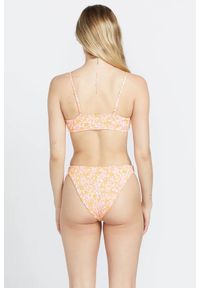 Góra od bikini damska Volcom Coco Crop. Kolor: różowy. Materiał: elastan, nylon
