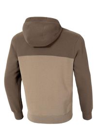PITBULL - Bluza męska Pitbull z kapturem Two-Color Hilltop. Typ kołnierza: kaptur. Kolor: zielony, brązowy, wielokolorowy. Sport: fitness