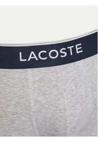 Lacoste Komplet 3 par bokserek 5H1300 Szary. Kolor: szary. Materiał: bawełna