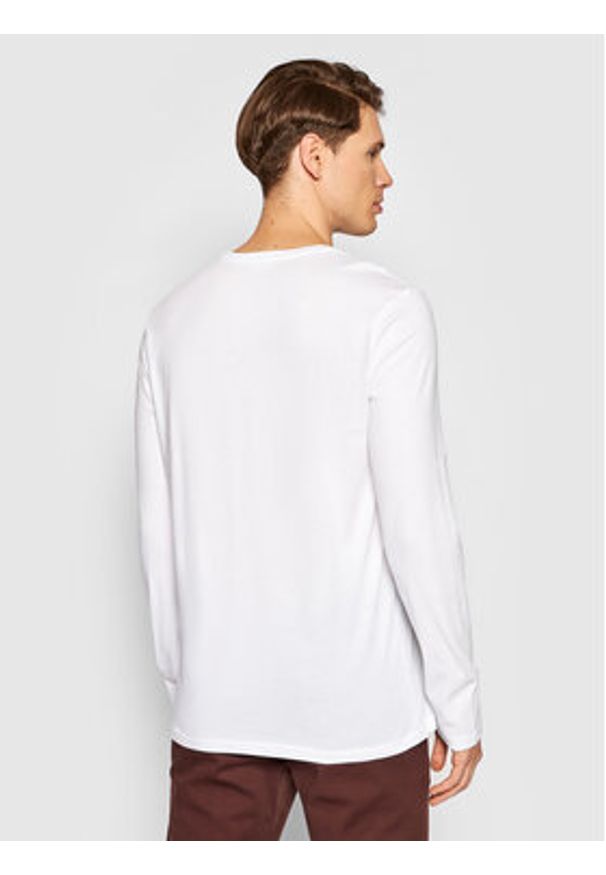 United Colors of Benetton - United Colors Of Benetton Longsleeve 3U53J1F05 Biały Relaxed Fit. Kolor: biały. Materiał: bawełna. Długość rękawa: długi rękaw