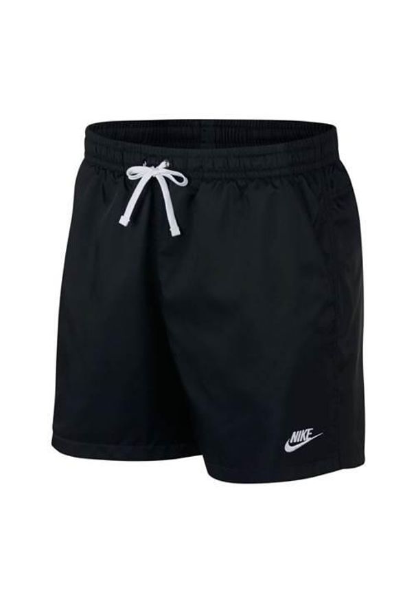 Spodnie sportowe męskie Nike Nsw CE Short Woven Flow. Kolor: czarny. Długość: krótkie
